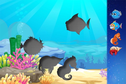 Sea Creatures Puzzle : Sweet Fish Matching Game for Kids screenshot 4