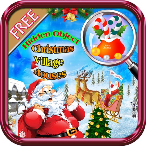 Christmas Village Houses Hidden Object icon