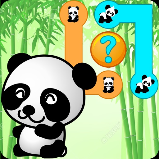 Panda Match Race Games for Little Kids Icon