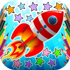 Activities of Coloring Book The Space