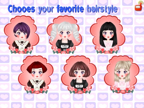Cute Hairstyle Salon HD screenshot 2