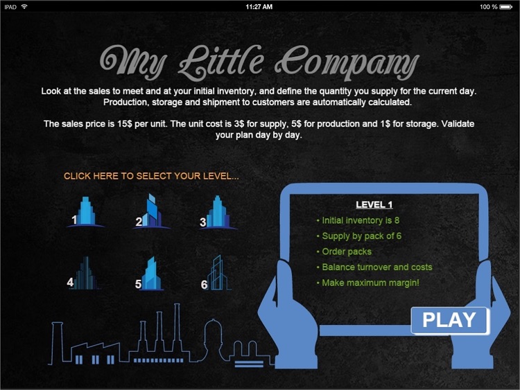 DynaSys DSCP Serious Game - My Little Company