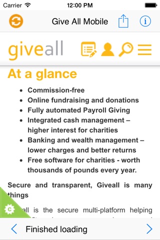 GiveAll Mobile screenshot 2