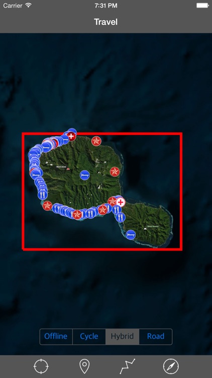 TAHITI – GPS Travel Map Offline Navigator