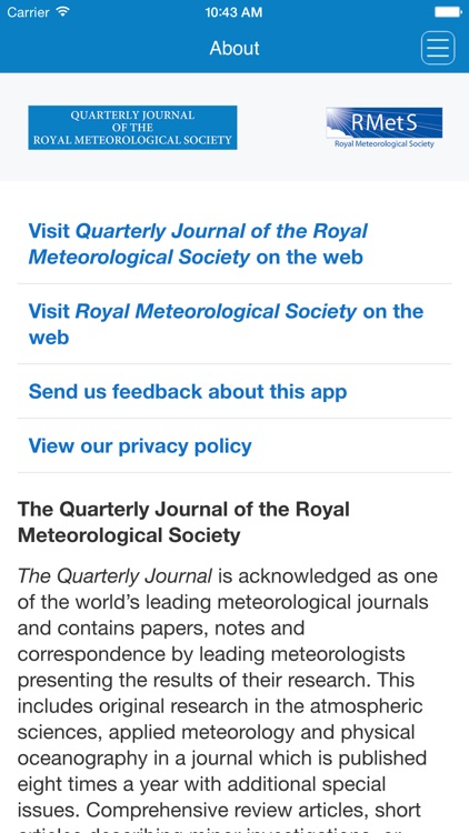 Quarterly Journal of the Royal Meteorological Society screenshot-3