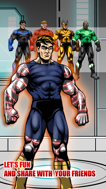 Create Your Own Man Super-Hero -  The Comics Super-Man Characters Costume Maker Dress Up screenshot-4