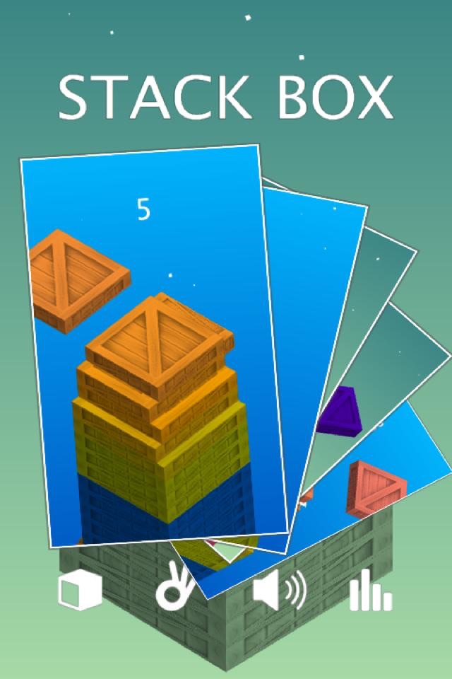 Stack Box - A free physical effect of the stacking of casual games screenshot 3