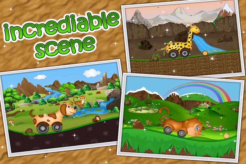 Kidzee - Animal Cars Racing Game for Kids screenshot 3