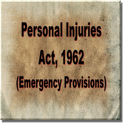 The Personal Injuries Emergency Provisions Act 1962