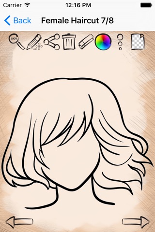 Drawing Ideas Hairstyles screenshot 4