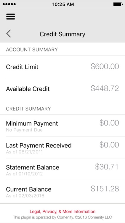 Talbots Credit Card App