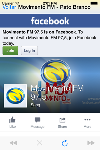 Rádio Movimento FM - Pato Branco screenshot 3