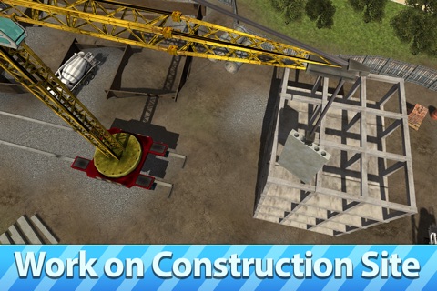 City Tower Crane 3D Simulator Full - Real city construction screenshot 2