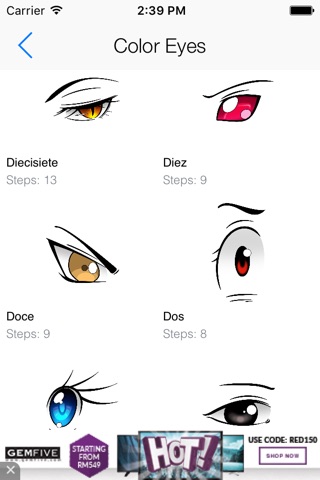 Draw Anime Eyes - Cutest Eyes screenshot 3