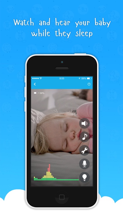 Ahgoo baby monitor - audio and video monitoring