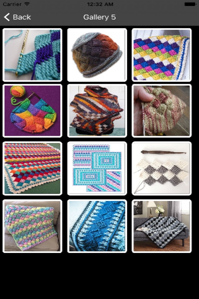 Entrelac Crochet Patterns screenshot 2