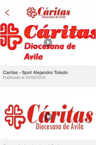 Cáritas Ávila screenshot 2