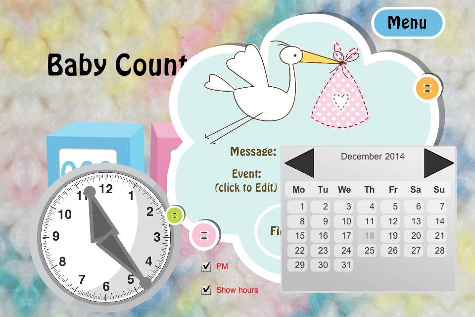 The Baby Countdown Free screenshot 2