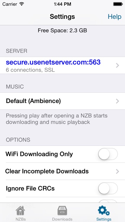 NZB for iOS