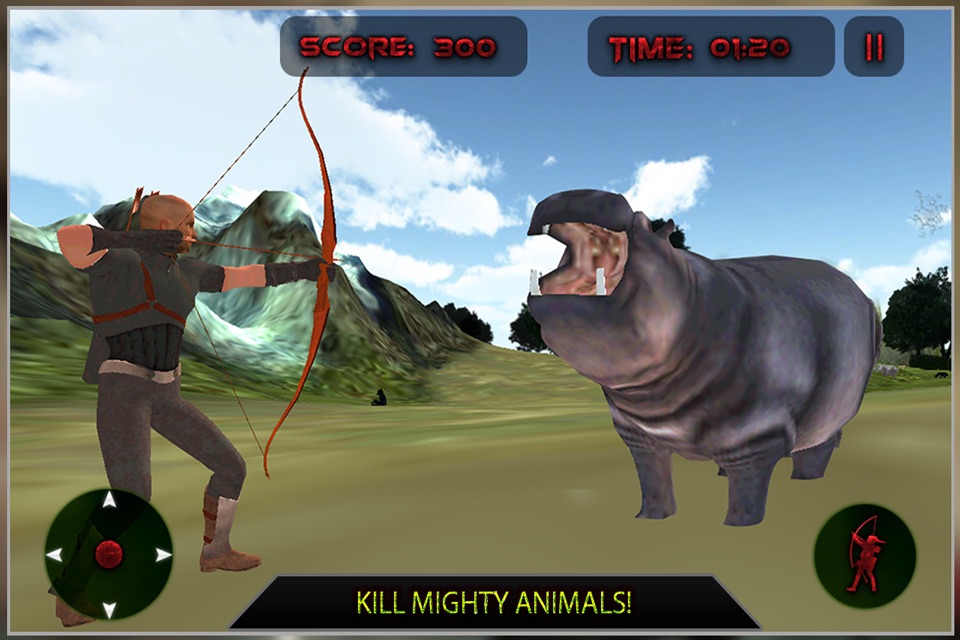 Bow Arrow Hunter Wild Animal Jungle Hunting Game screenshot 3