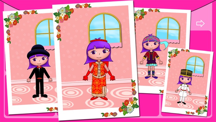 Alices adventures dress up - educational free kids app games