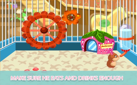 My Cute Hamster - Your own little hamster to play with and take care of! screenshot 4