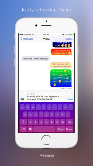 Text Tweaker Keyboard Free - Create Cool Color Message Bubbl(圖3)-速報App