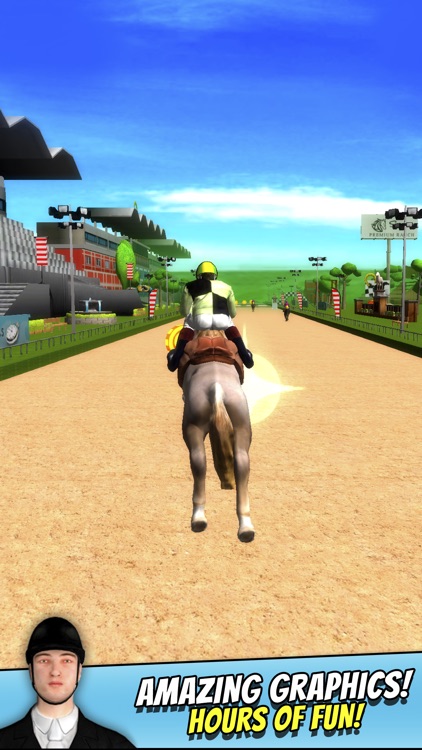 Horse Trail Riding Free - 3D Horseracing Jumping Simulation Game screenshot-4