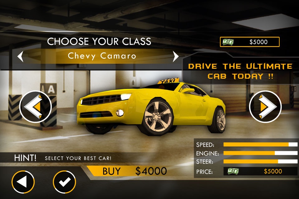 Taxi Car Simulator 3D - Drive Most Wild & Sports Cab in Town screenshot 3