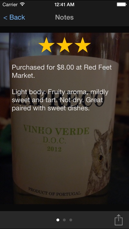 Fotovino - a wine diary, your wine tasting journal in pictures.