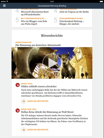 Handelsblatt Morning Briefing screenshot 3