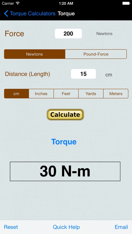 Torque Calculator & Units Converter