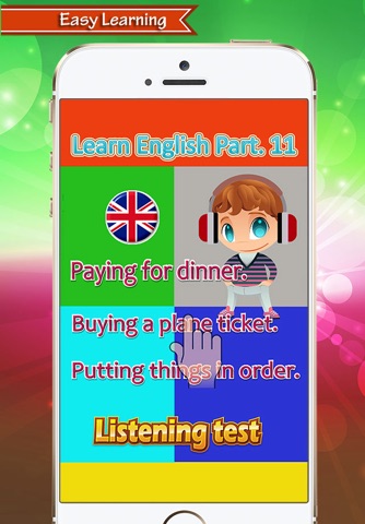 English Learning : Speaking Conversation And Listening Test Part 11 screenshot 3