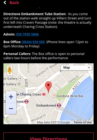 Charing Cross Theatre screenshot 3