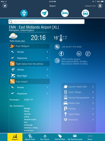 East Midlands + Flight Tracker HD EMA screenshot 2