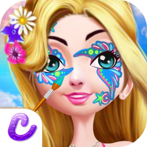 Christmas Princess Sugar Face - Mermaid Princess Face Paint/Dress Up Salon iOS App