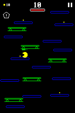 Dac Jump Pixel a retro style jump up game of pac series screenshot 2