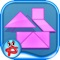 Find dozens of colorful layouts in Pocket Tangrams
