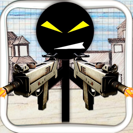 Stick-Man Sniper Wars : Angry Doodle Hero vs Cartoon Assassin Gangster FREE icon