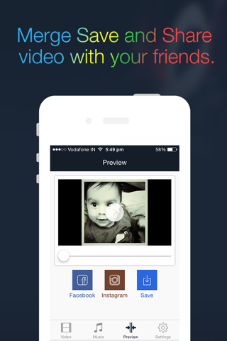 Music To Videos - Add Background Music to Video Clips and Share to Instagram screenshot 3