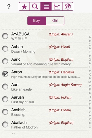 Baby Names by Winkpass - Deluxe screenshot 3