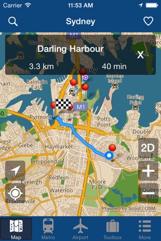 Sydney Offline Map - City Metro Airport screenshot 2