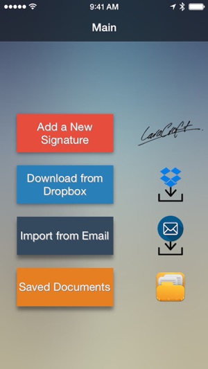 Sign-Here: Sign PDFs on your iOS device