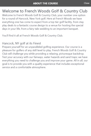 French Woods Golf screenshot 3