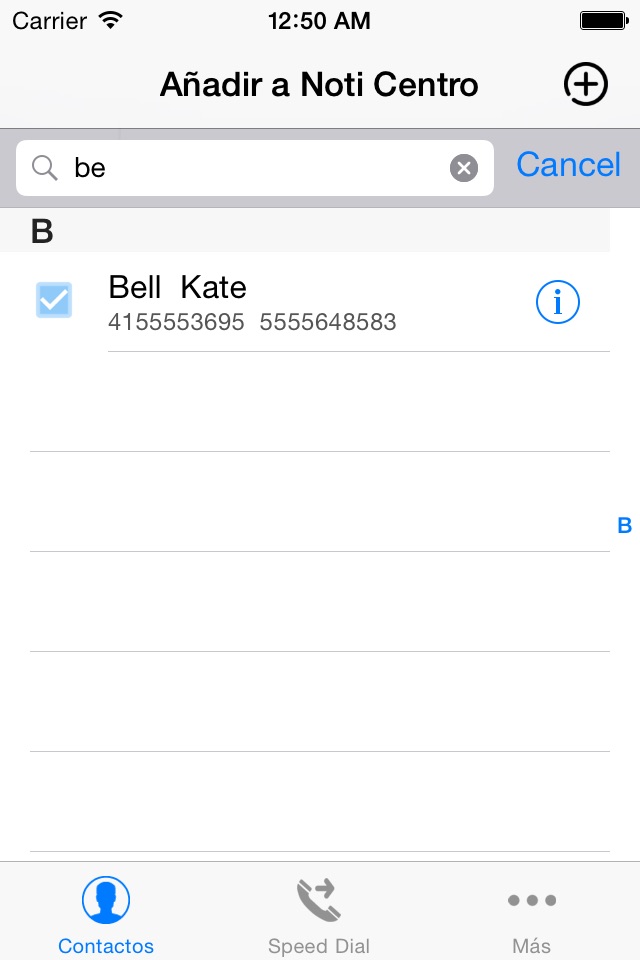 Speed Dial Widget - Call&SMS in Notification Center screenshot 4