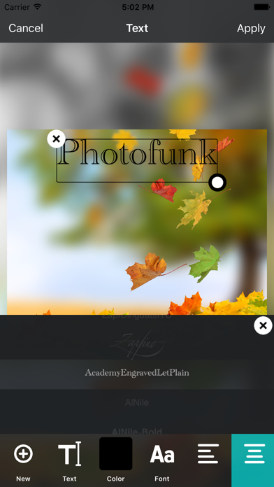 How to cancel & delete PhotoFunk from iphone & ipad 4