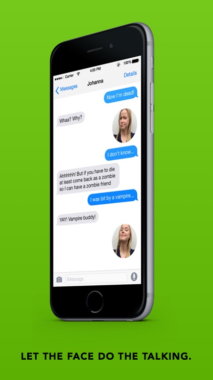 Emoji Face Keyboard — You as a GIF in iMessage