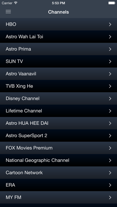 How to cancel & delete The TV Malaysia from iphone & ipad 1
