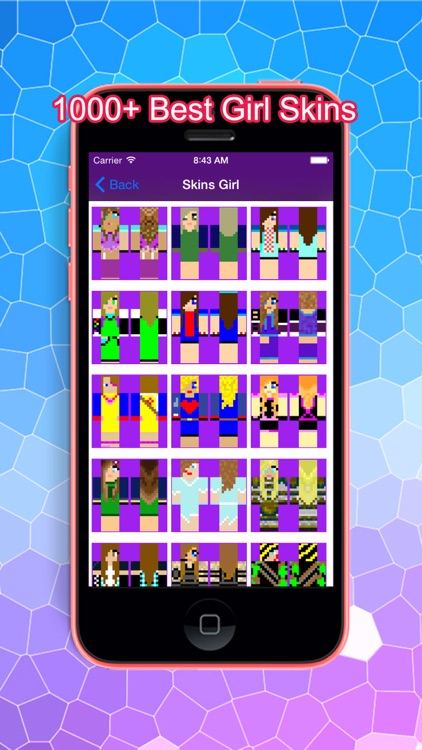 PE Girl Skins for Minecraft Pocket Edition screenshot-0