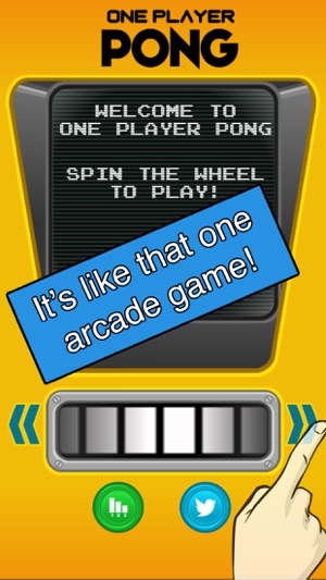 One Player Pong